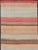 Traditional Vintage Turkish Kilim Runner With Coral, Tan and Soft Blue Stripes For Sale - Image 3 of 11