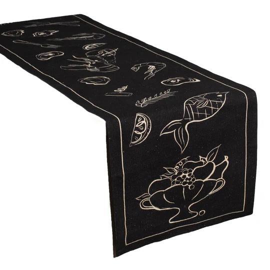 We love a linen runner to make a statement while still letting your table’s texture shine. The Line Drawing Linen Runner...