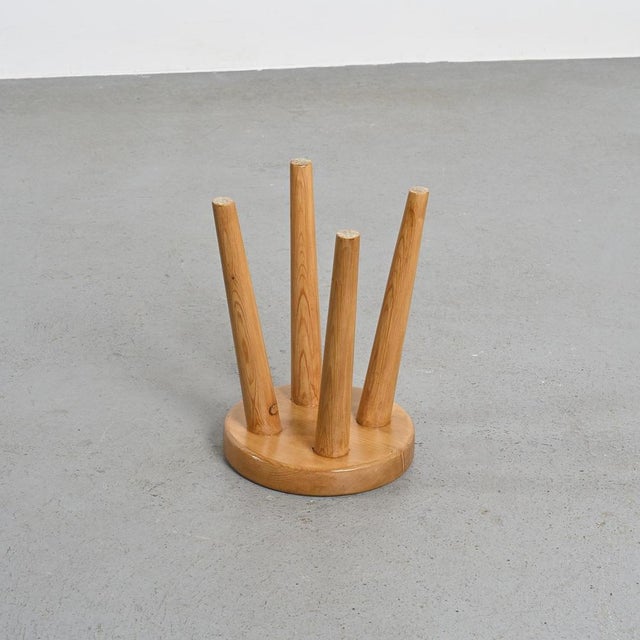 Vintage French Stool by René Martin, 1960s For Sale - Image 9 of 10