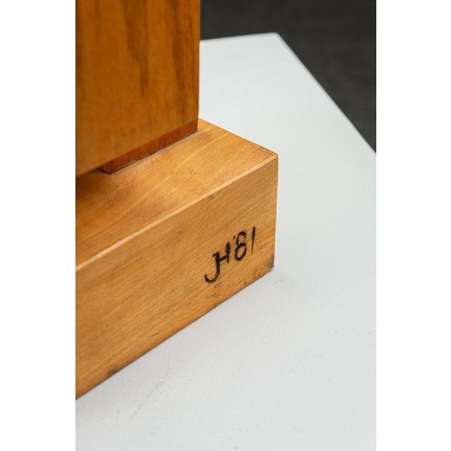 Jan Hoog, Constructivist Sculpture, 20th Century, Wood For Sale - Image 9 of 14