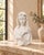 An elegant signed porcelain Madonna by Edward Marshall Boehm of Trenton, New Jersey. Rendered in fine matte white bisque...