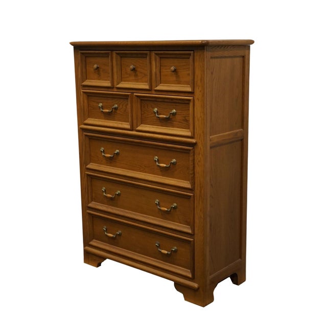 THOMASVILLE IMPRESSIONS Wyndam Hill Collection Solid Oak Country French 40" Chest of Drawers 26411-510 55.5" High 40.5"...