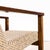 Vintage Lounge Chair with Square Frame and Off-White Diamond Pattern, 1950s For Sale - Image 4 of 10