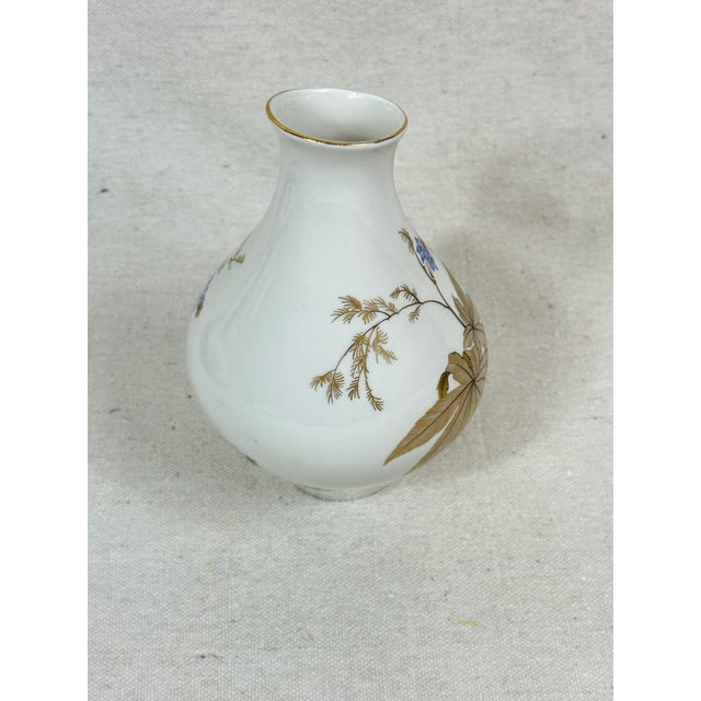Vintage Verbano Industria Argentina porcelain pitcher decorated with leaves and flowers. This is a pre-owned item so...
