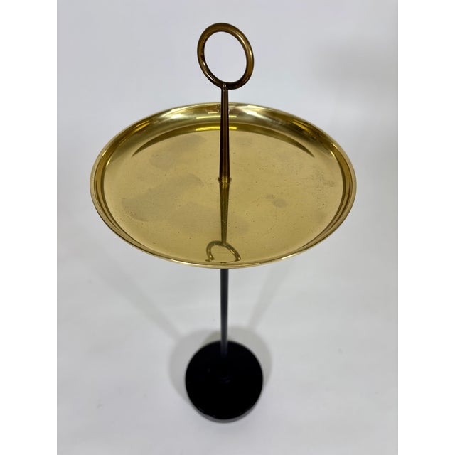 Gunnar Ander Small Side Table by Gunnar Ander for Ystad-Metall, 1950s For Sale - Image 4 of 8