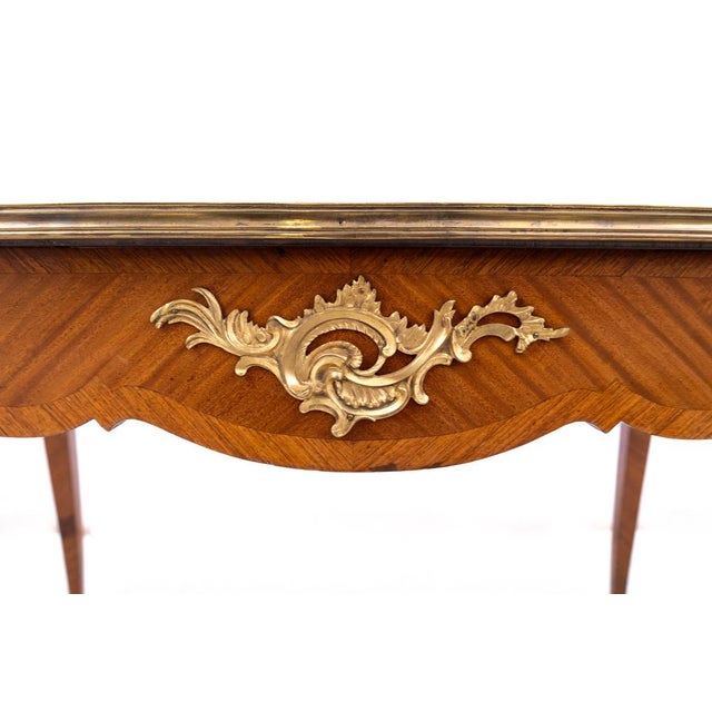 Antique Table with Marquetry, France, 1890s For Sale - Image 9 of 13