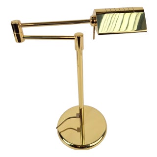 Regency Brass Adjustable Table Lamp from Egoluce, 1970s For Sale