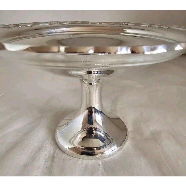 Sterling Silver Pedestal Tazza Bon Bon Dish by William Aitken, Birmingham, 1904 For Sale - Image 12 of 18