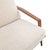 Beige Vintage Easy Chair in Wool and Walnut For Sale - Image 8 of 11