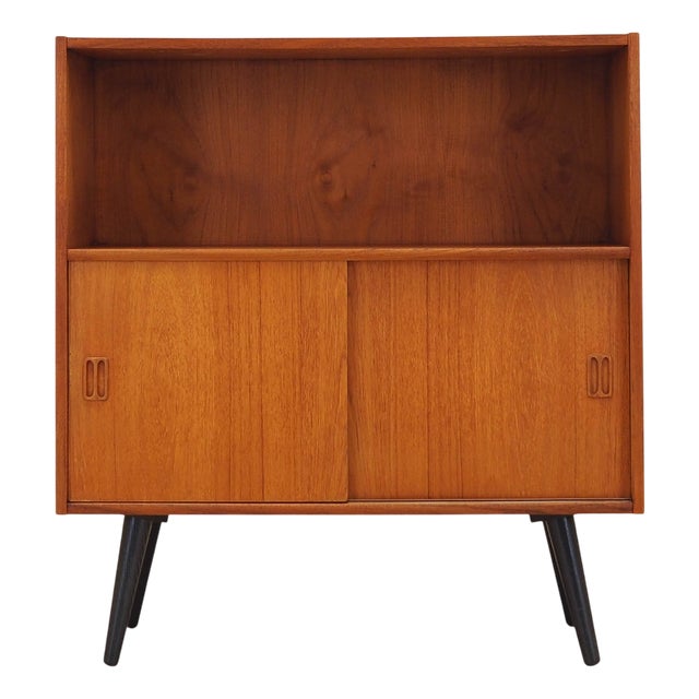 Danish Teak Bookcase, 1970s For Sale