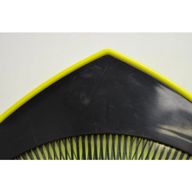 Mid-Century Modern Vintage 1996 Rabbit Tanaka Lumaseries CyberSpace Neon Green Kinetic Wall Art (B) For Sale - Image 3 of 11