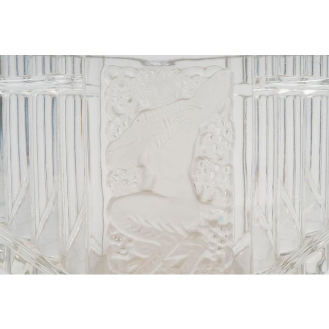 René Lalique René Lalique, Pan Vase, 1937, Pressed Glass For Sale - Image 4 of 10
