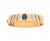 14K Rose Gold "Backrach" Mens Sapphire and Diamond Bangle Bracelet. Backrach opened in 1877 as a leader in men's fashion,...