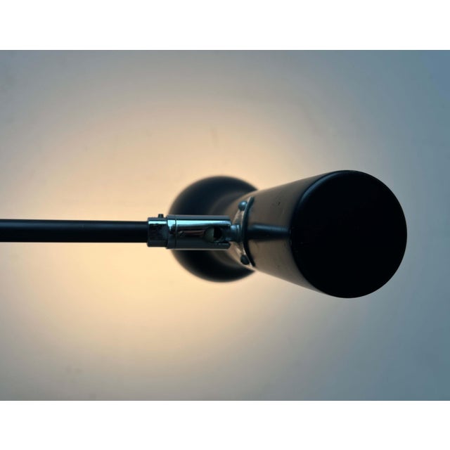 Mid-Century Modern Swiss Minimalist Clamp Table Lamp by SLZ Team for Swisslamps International, 1960s For Sale - Image 9 of 18