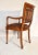 Chestnut Regency Style Mahogany Armchair Crafted in Italy For Sale - Image 8 of 12