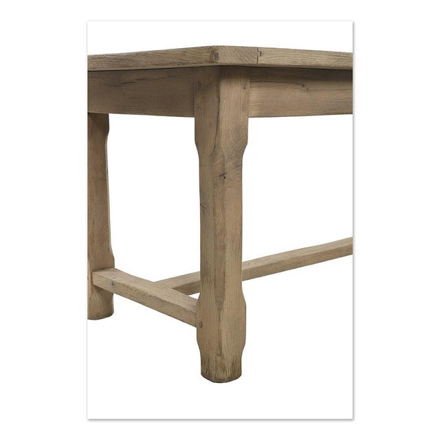 Oak Farmhouse Table, 1800s For Sale - Image 5 of 8