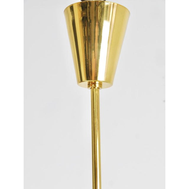 Large Vintage Curved Basket Pendant Light in Brass and Textured Glass by J. T. Kalmar for Kalmar, Vienna, 1950 For Sale - Image 17 of 18