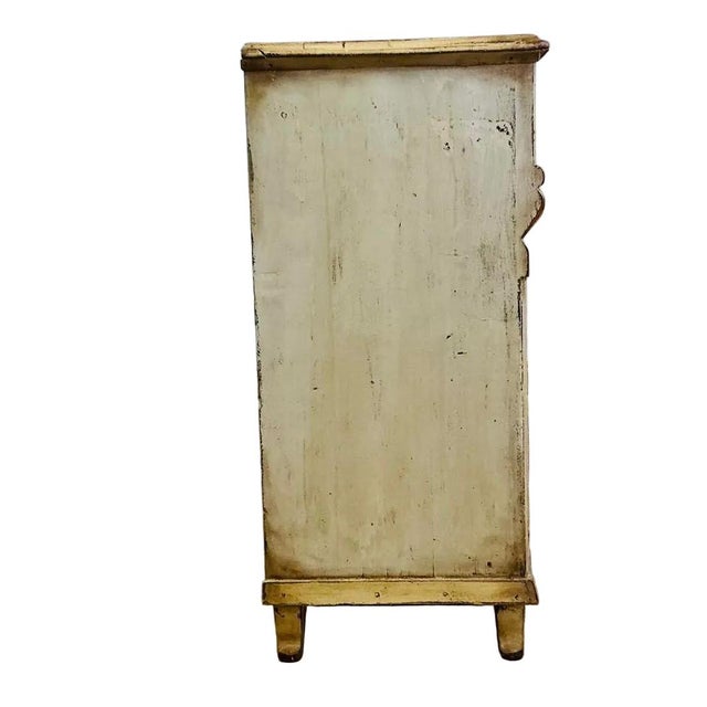 Gustavian (Swedish) 19th Century Swedish Gustavian Painted Pine Side Cabinet, Circa 1850 For Sale - Image 3 of 15