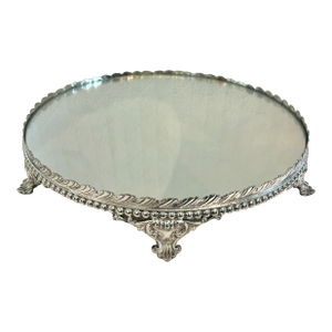 Early 1900’s Victorian Eureka Silver Co. Silver Plate Mirror Plateau Centerpiece