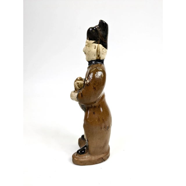 17th Century Chinese Official Figurine Holding a Tribute Box For Sale - Image 4 of 9