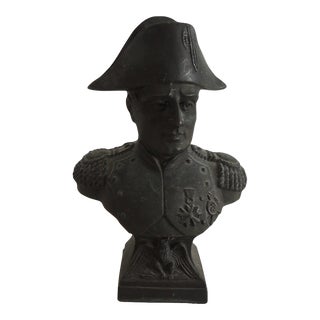 Miniature Bust of Napoleon Bonaparte in Cast Metal For Sale