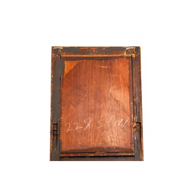 Pair of English Regency Antique Classical Painted Panel Pier Mirrors Ca. 1810 For Sale - Image 18 of 18