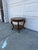 Mid 20th Century Vintage French Louis XV Style Round Marquetry Side Table With Floral Inlay & Lower Shelf For Sale - Image 5 of 12