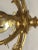 Gold Louis XVI Style Harp Back Bronze Wall Sconces - A Pair For Sale - Image 8 of 10