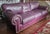 Late 20th Century Robinson & Robinson Classic Worn Top Grain Leather Three Seat Sofa For Sale In Washington DC - Image 6 of 9