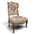 Louis XV Style Longue Chair in Wood with Floral Tapestry For Sale - Image 9 of 9