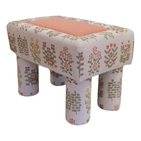 Omera Pouf in Beech by Popus Editions For Sale