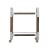 Move the party from room to room with our rustic glam bar cart. Featuring reclaimed natural rough wood with polished...