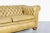 1950s Vintage English Chesterfield Sofa in Original Golden Tan Leather, 1950s For Sale - Image 5 of 9