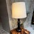 Wood Sculptural Table Lamp in Palo Fierro Desert Ironwood, Mid-Century Modern For Sale - Image 7 of 13