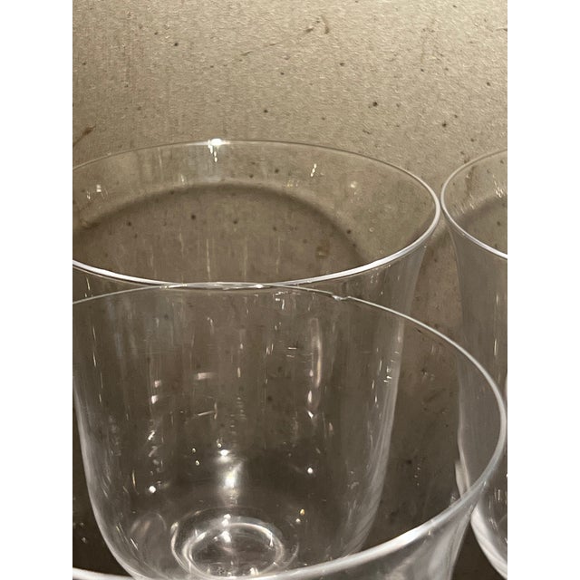 Glass Mid 20th Century Signed Daum France Crystal Stemware – Orval Model - Set of 39 For Sale - Image 7 of 9