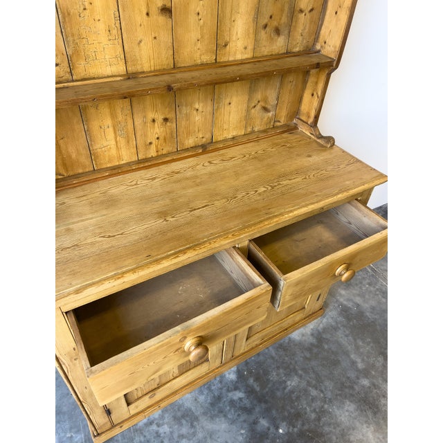 Antique 19th Century Pine Hutch | Kitchen Dresser For Sale In Portland, OR - Image 6 of 8