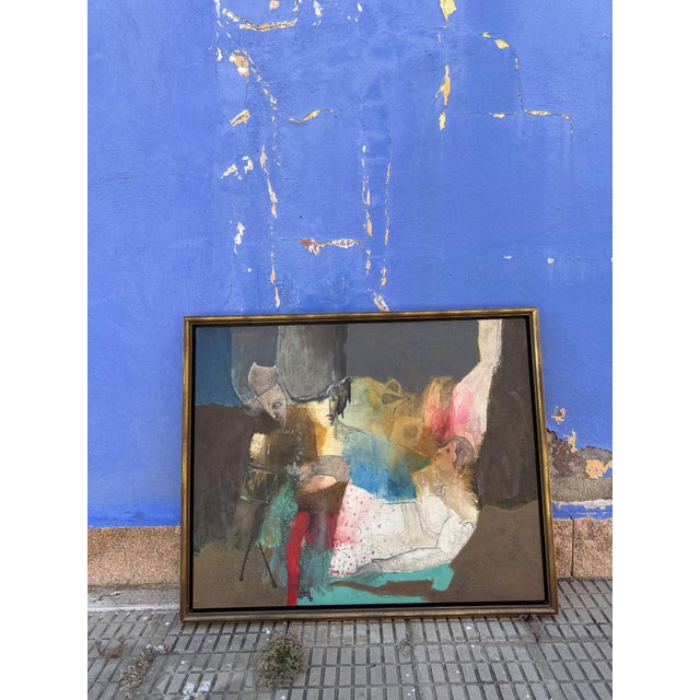 Antonio Collado, Paradoxa, 1990s, Oil Painting on Canvas For Sale - Image 6 of 6