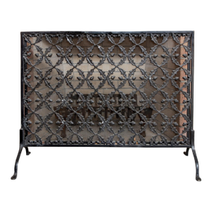 Antique American Wrought Iron Fire Place Screen