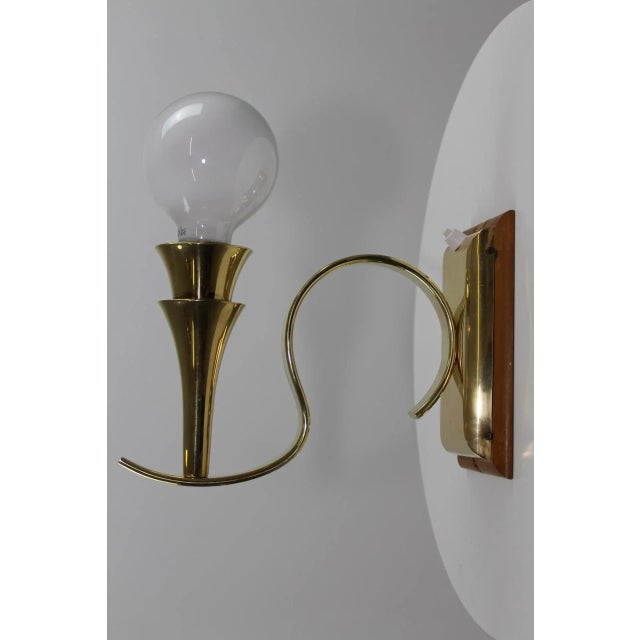 Art Deco Brass Wall Lamp, 1920s For Sale - Image 9 of 13