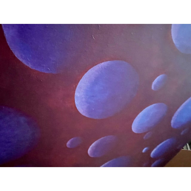 Paul Brach, Spheres Blue Bolero Pop Art Abstract Oil Painting New York School For Sale In Miami - Image 6 of 13