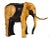Early 20th Century Solid African Ebony Wood Carved Elephant Safari Animal Figurine Model For Sale - Image 12 of 12