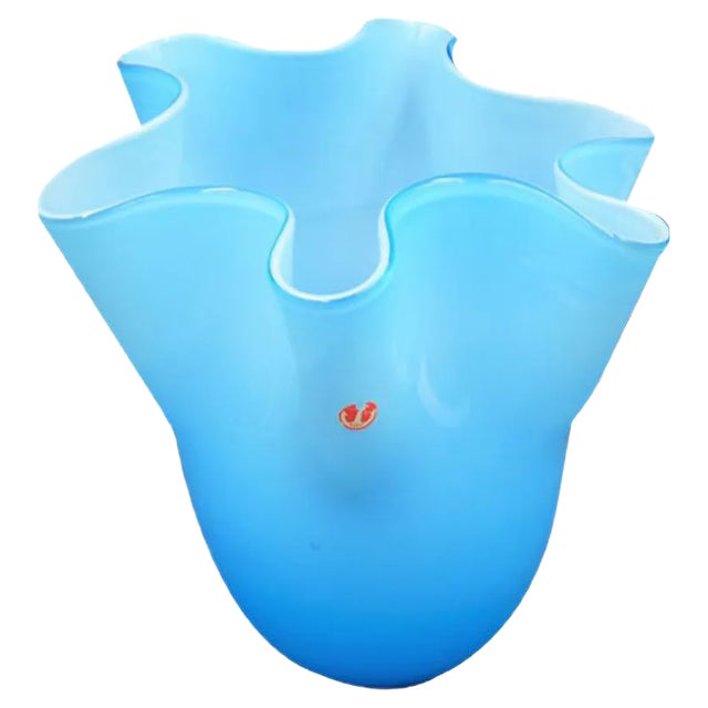 Glass Vase by Anchor Iversen. Denmark, 1960s For Sale