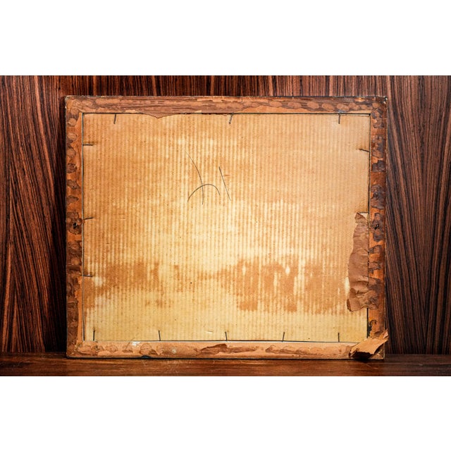Nice Large Black and White Framed Antique Photograph Portrait Hunting Rustic Americana Dog Country Wall Decor For Sale - Image 14 of 14