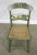 Traditional Hitchcock Green Painted George Washington Mount Vernon Cane Seat Side Chair (B) For Sale - Image 3 of 13