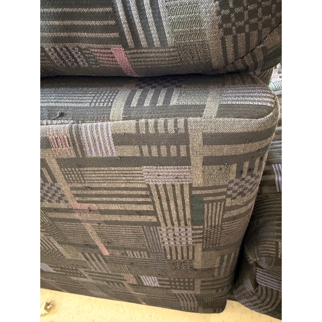 Rolf Benz Postmodern Plinth Base Sofa Couch (Germany) Late 1970s Charcoal Gray For Sale - Image 14 of 17