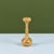 Beige Hand Turned Spalted Birch Candlestick Holder by Evan Segota For Sale - Image 8 of 13