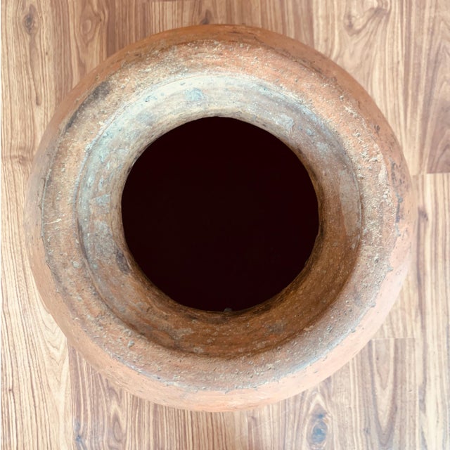 17th Century Large Red Terracotta Vessel, Vase, Planter with Low Tap For Sale - Image 14 of 18