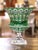 Vibrant and finely detailed, this mid-century Bohemian cut-to-clear crystal compote showcases the exceptional artistry of...