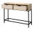 Lifestyle by JY Reed Rattan Console Table For Sale - Image 4 of 7