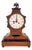 Biedermeier Mantel Clock in Wood with Double Chime, Germany, 1840 For Sale